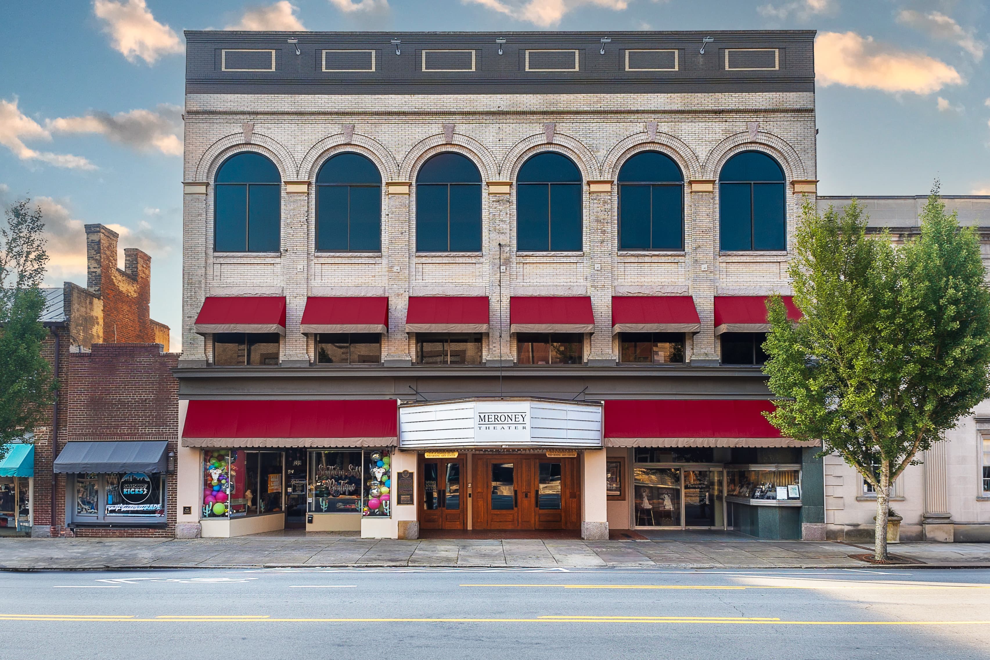 Exterior view of Meroney Theater