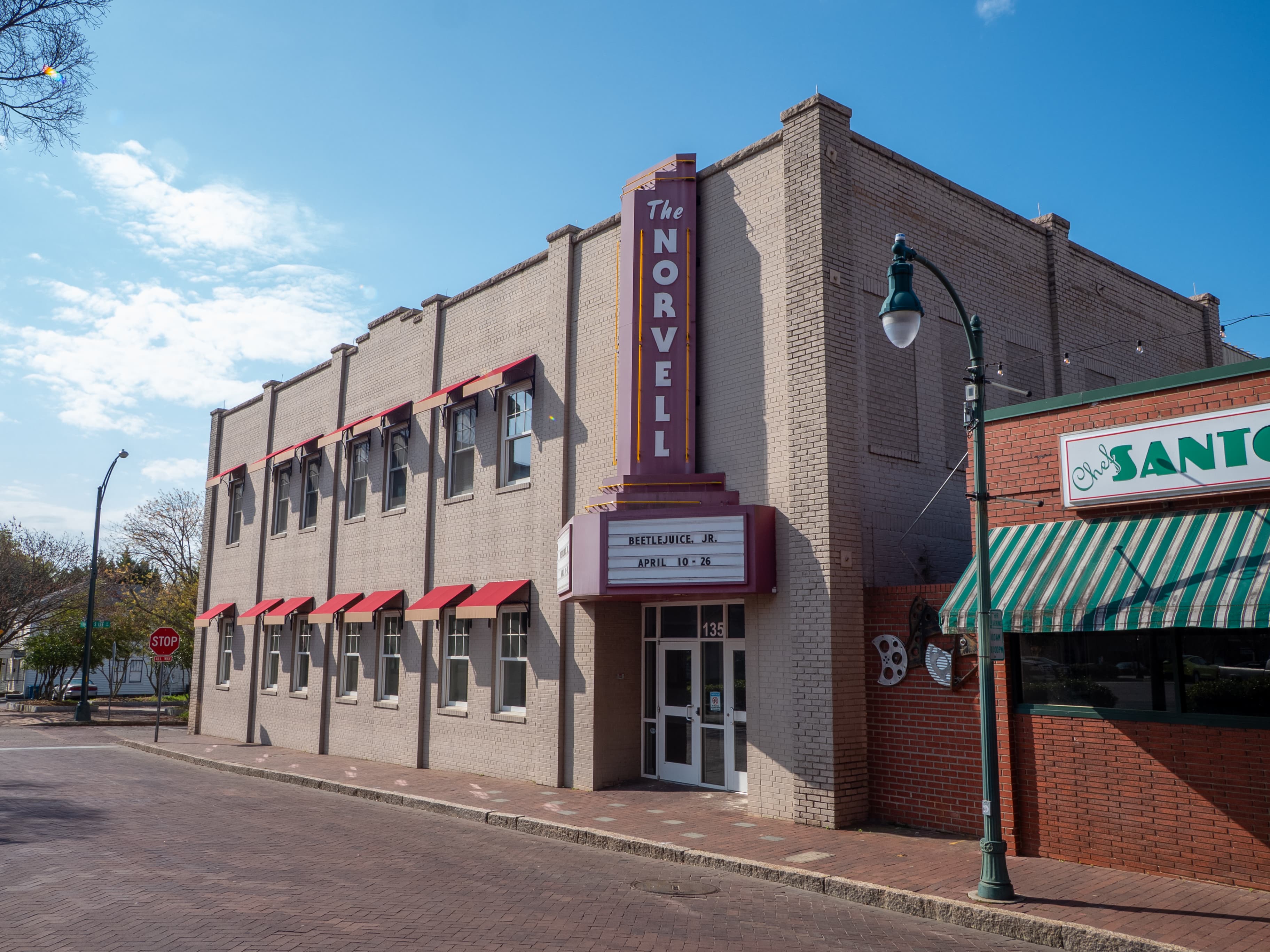 Exterior view of Norvell Theater
